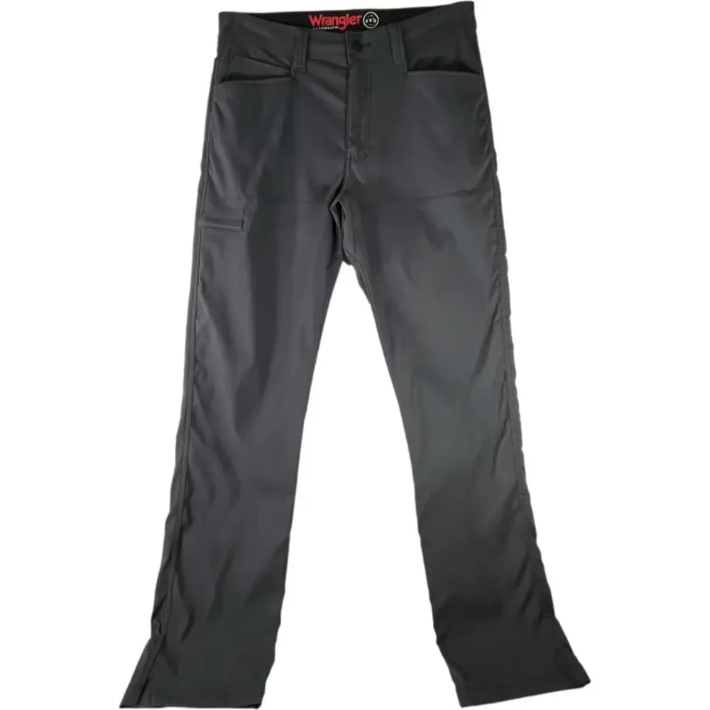 Wrangler Blue Flat Front Straight Leg Chino Casual Pants 32x32